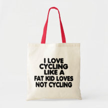 I Love Cycling Bags