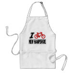 I Love Cycling New Hampshire aprons