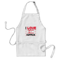 I Love Cyprus aprons by tshirtshirts I Love Cyprus aprons