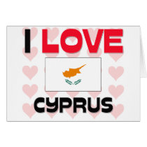 I Love Cyprus cards by tshirtshirts I Love Cyprus cards