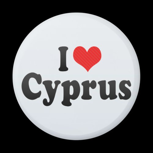 I Love Cyprus Refrigerator Magnets