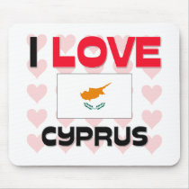 I Love Cyprus mousepads