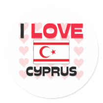 I Love Cyprus stickers by tshirtshirts I Love Cyprus stickers