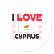 I Love Cyprus stickers by tshirtshirts I Love Cyprus stickers