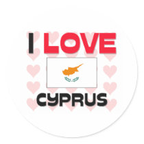 I Love Cyprus stickers by tshirtshirts I Love Cyprus stickers