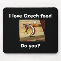 I love Czech food mousepads