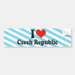 I Love Czech Republic Bumper Stickers