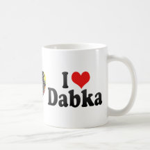 I Love Dabka Mugs