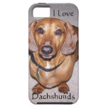 I Love Dachshunds iPhone 5 Case