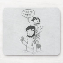 I love Dad mouse pad mousepads by apiphobic I love Dad mouse pad mousepads