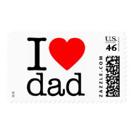 I LOVE DAD stamp