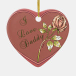 I Love Daddy Christmas Tree Ornament