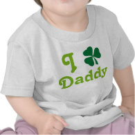 I Love Daddy Infant Shamrock Tee