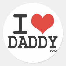 I love daddy sticker