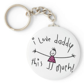 I LOVE DADDY THIS MUCH! NEW FATHERS DAY GIFT IDEA KEY CHAIN