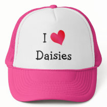 I Love Daisies Mesh Hat
