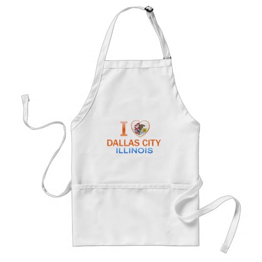I Love Dallas City, IL Aprons