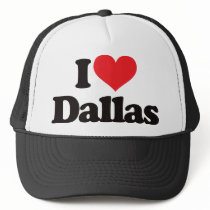 I Love Dallas hats