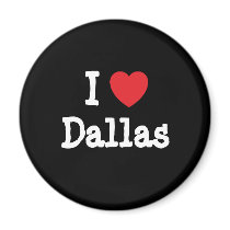 I love Dallas heart custom personalized magnets by funnycustomtshirts I love Dallas heart custom personalized magnets