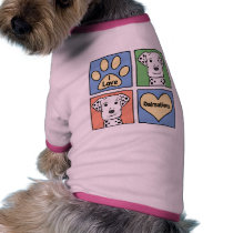 I Love Dalmations pet clothing