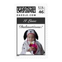 I Love Dalmations! postage