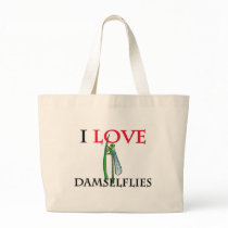 I Love Damselflies bags