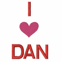 'I LOVE DAN'--- FOR VALENTINES DAY embroidered shirts by dogiron 'I LOVE DAN'--- FOR VALENTINES DAY embroidered shirts