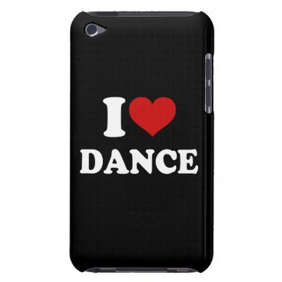 I Love Dance Barely There Ipod Cases