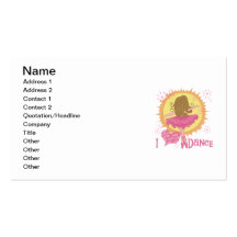 I Love Dance Business Card