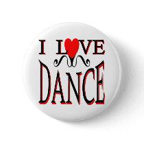 I Love Dance buttons by fashionfiles I Love Dance buttons