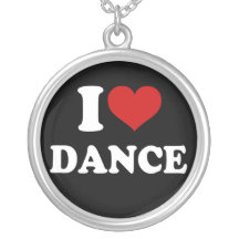 I Love Dance Custom Necklace