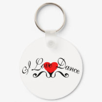 I Love Dance keychains by fashionfiles I Love Dance keychains