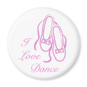 I Love Dance magnets by Metrotees I Love Dance magnets