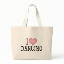 I Love Dancing bags by MishMoshTees I Love Dancing bags