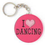 I Love Dancing keychains