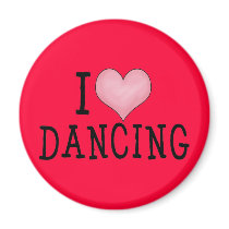 I Love Dancing Magnets