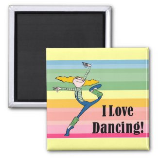 I love dancing magnet magnet