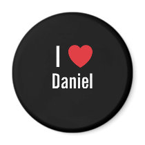 I love Daniel magnets by funnycustomtshirts I love Daniel magnets