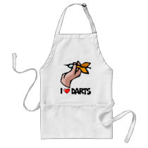 I Love Darts Aprons