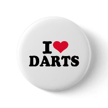 I love Darts Buttons