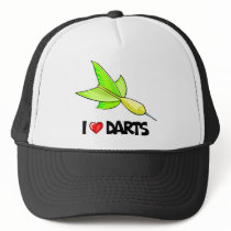 I Love Darts Trucker Hat
