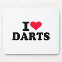 I love Darts Mousepad