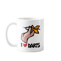 I Love Darts Mugs