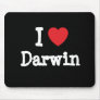 I love Darwin heart custom personalized Mouse Mat