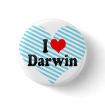 I love Darwin Pinback Button