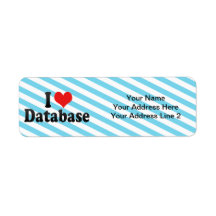 I Love Database Return Address Labels