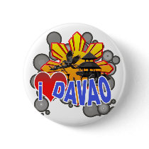I Love Davao Pinback Buttons