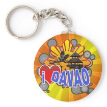 I Love Davao Key Chain