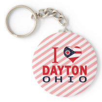 I love Dayton, Ohio keychains