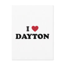 I Love Dayton Ohio Post Cards